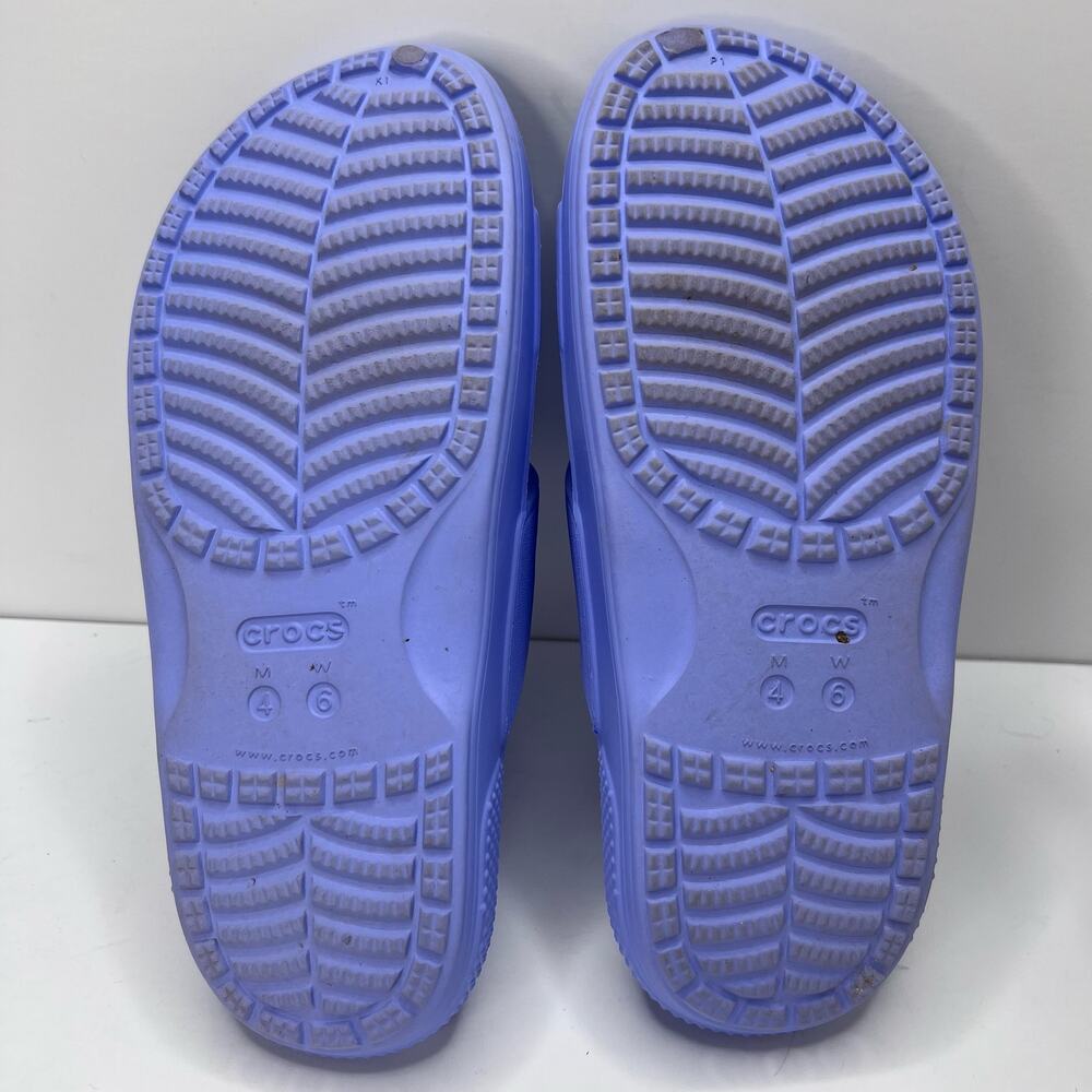 Crocs Classic V2 Slide Sandal Purple/Blue Men's 4/ Women's 6 - Picture 7 of 9